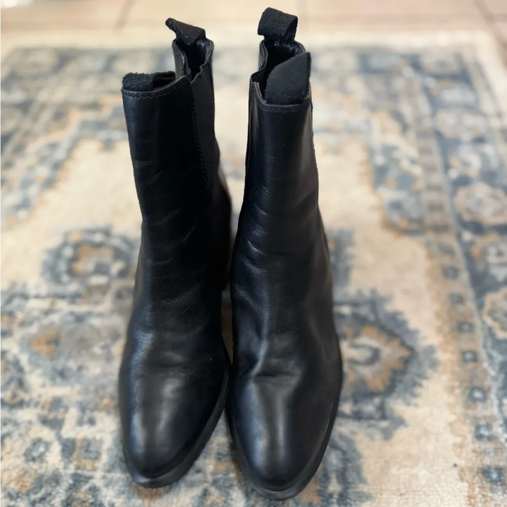 Tony Bianco Black Leather Boots Size 8 - Image 6
