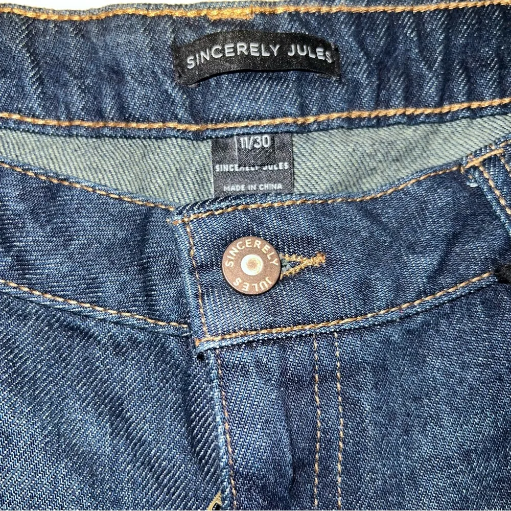 Sincerely Jules Women's low rise baggy  Jeans - Dark Blue - Image 6