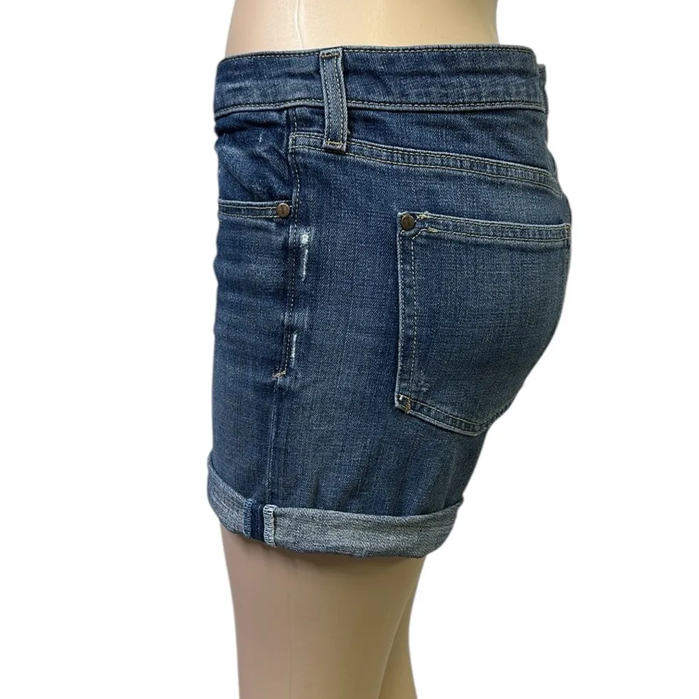 Anthropologie Pilcro and the Letterpress Mid Rise Cuffed Blue Jean Shorts 29 - Image 5