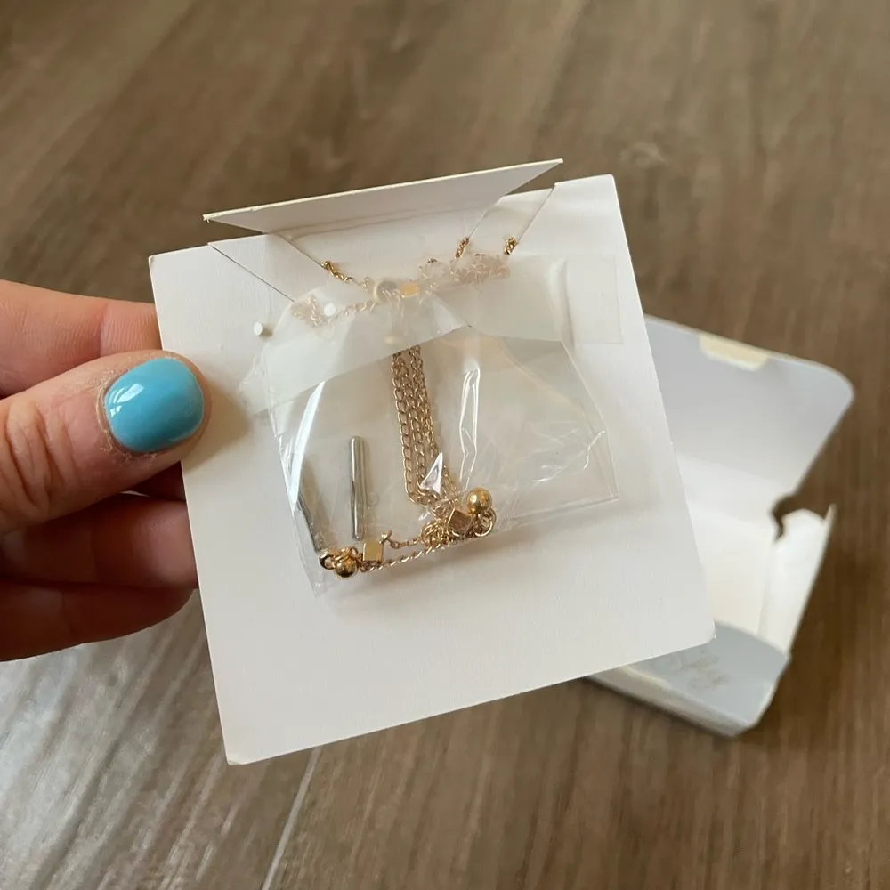 Lily Sky Sydney Bracelet Duo gold jewelry layering set NEW in packaging - Image 2