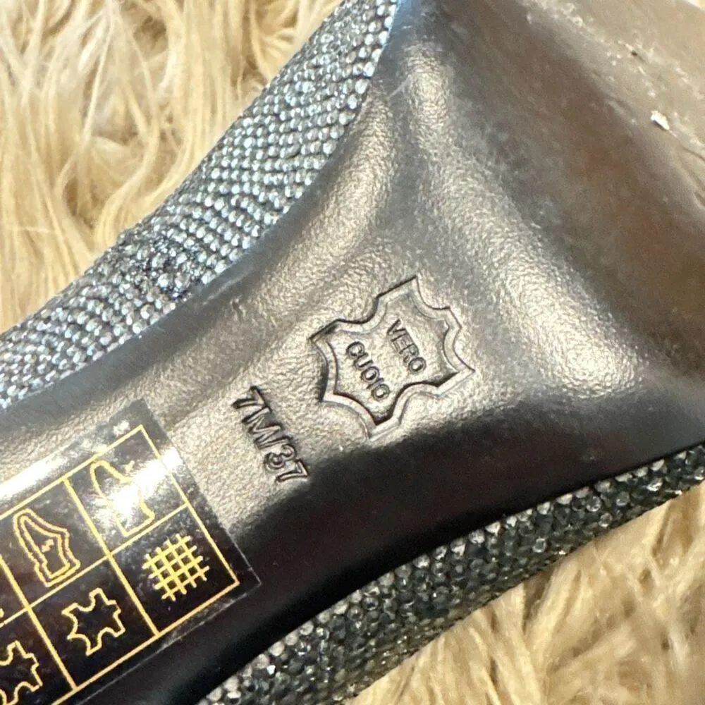 Alice and Olivia Sparkly Heels size 7 - Image 9