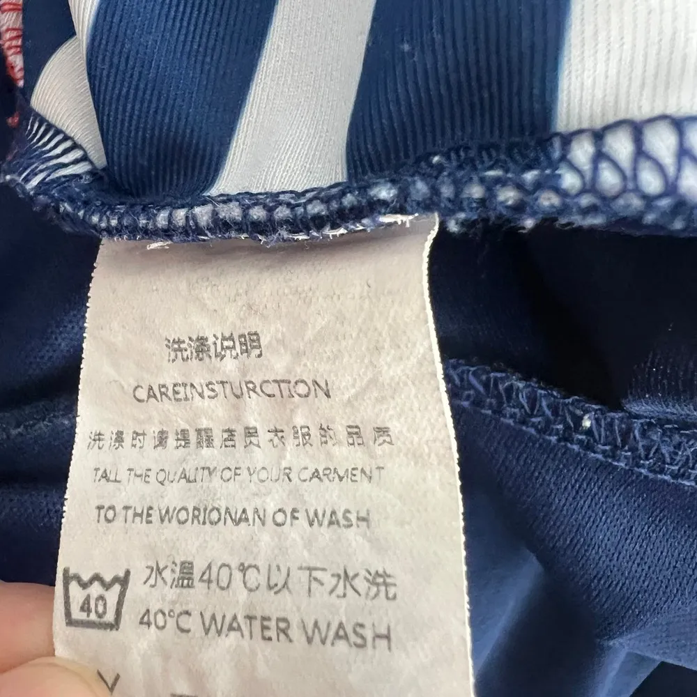 Teng Yue Colorblock Women's Halter Bathing Suit w/ Shorts Size XXL - Image 12