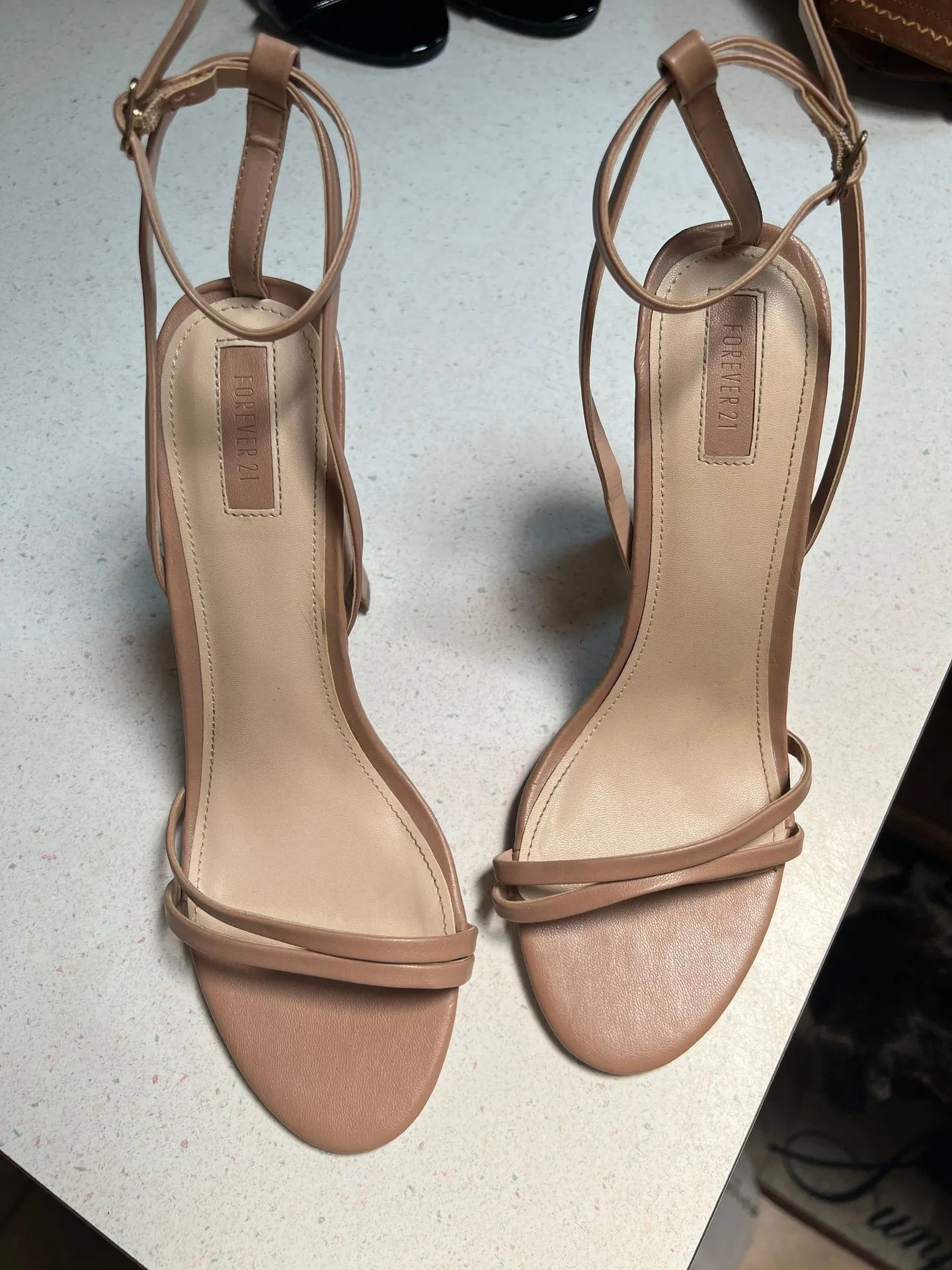 Forever 21 Tan High Heels - Image 2