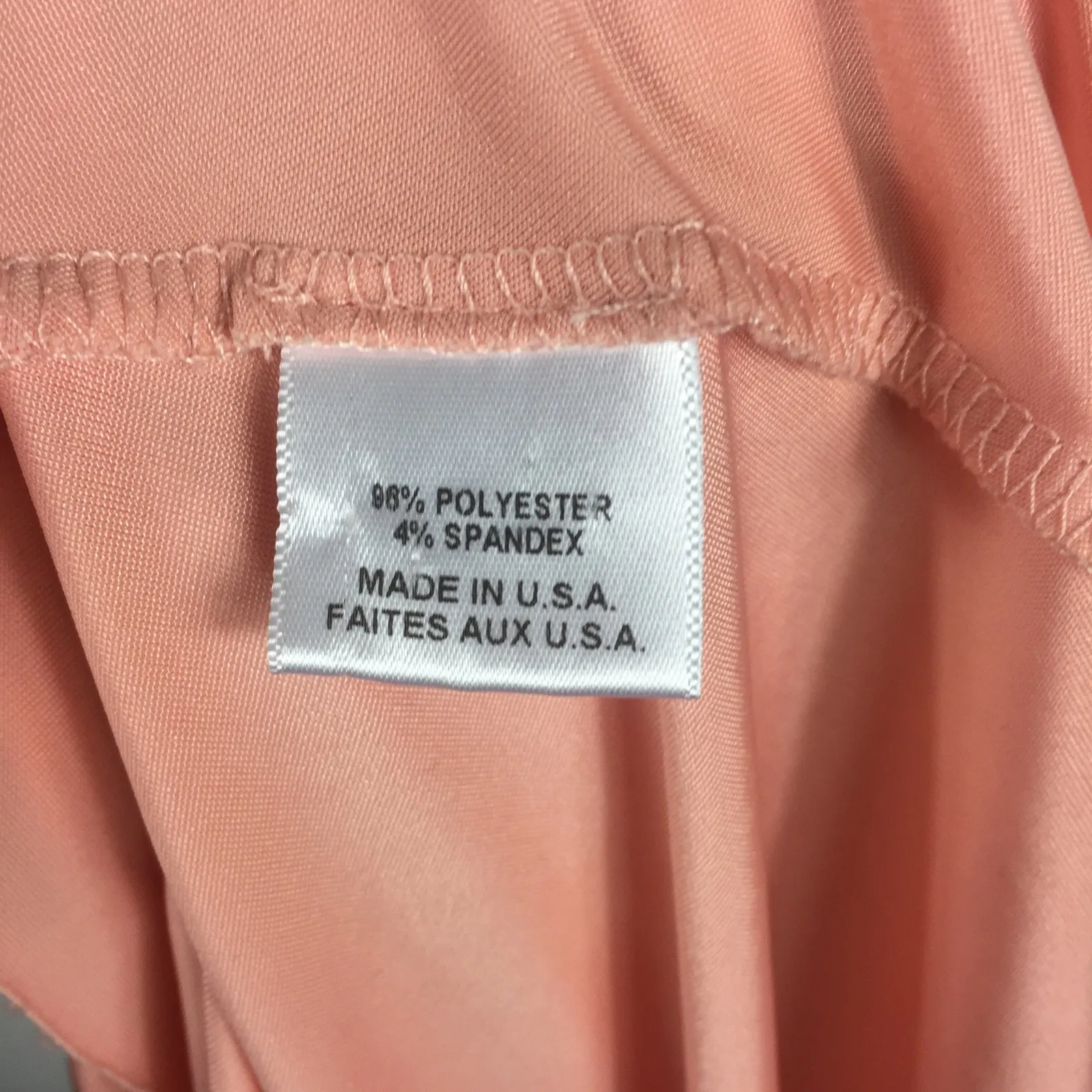 MISA Los Angeles Domino Draped Mini Dress Medium Coral Pink Jersey Cocktail - Image 7