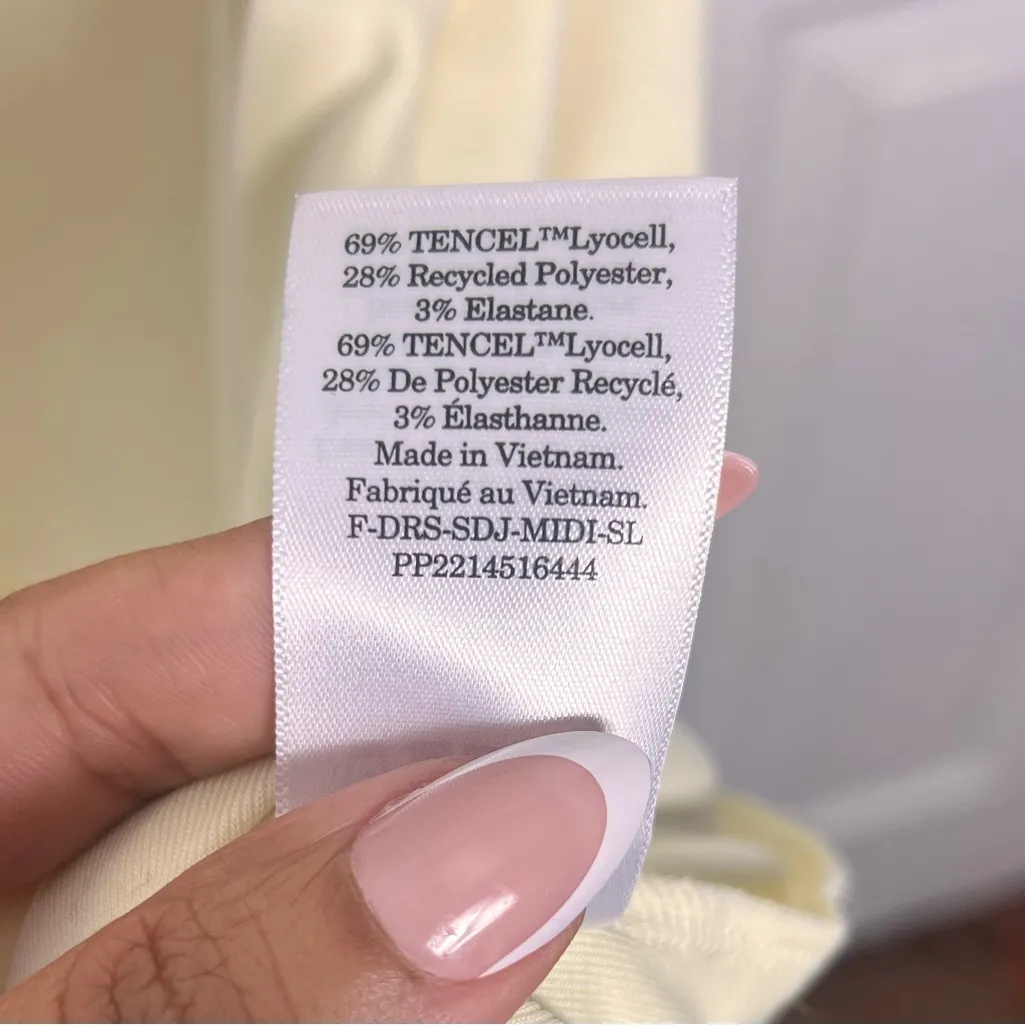 EVERLANE THE TANK MIDI DRESS IN BUTTERKNIT - Image 9