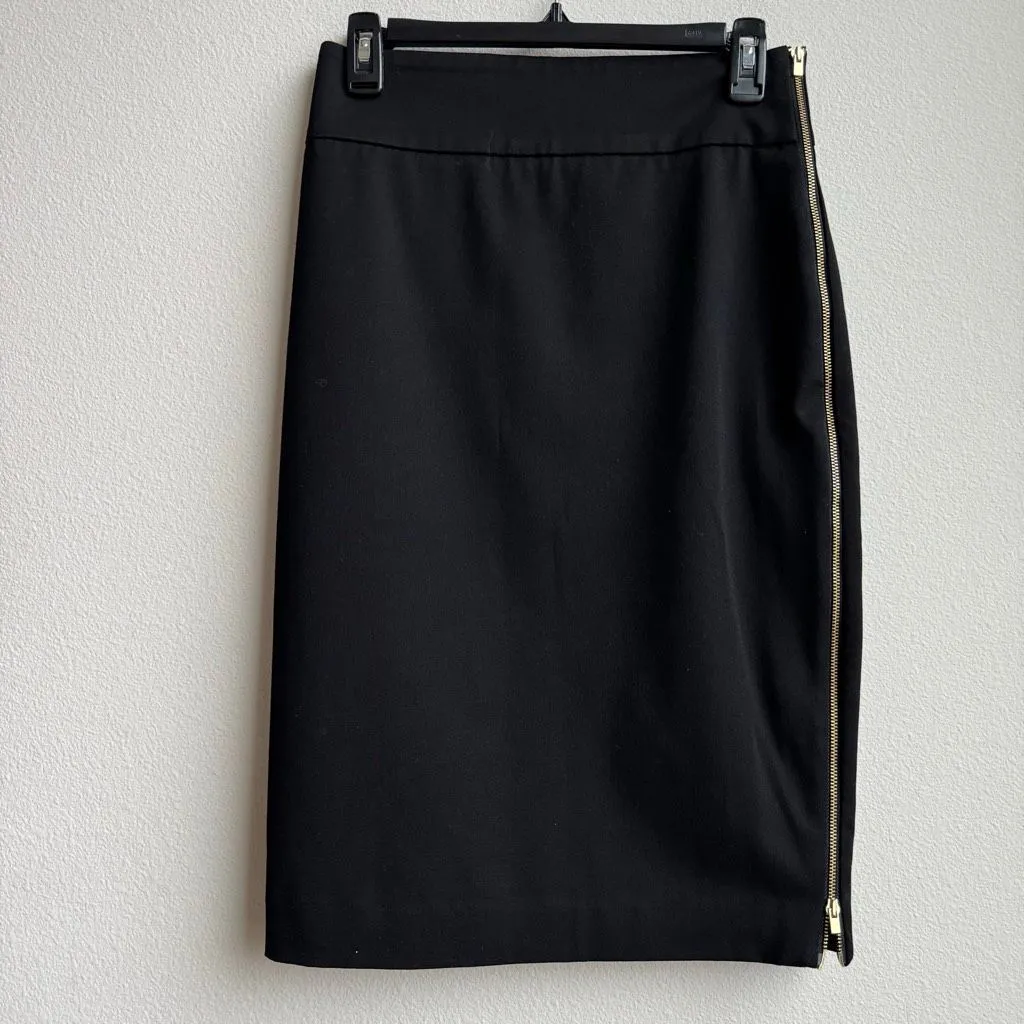 Lot of 2 Express Black Pull on Pencil Career Office Skirt Size Medium Modest - Image 4