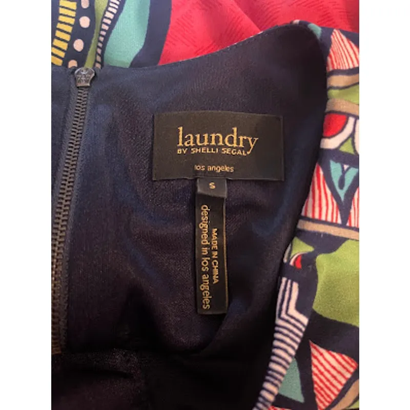 Laundry by Shelli Segal Tribal Print Shift Dress - Small - Image 8