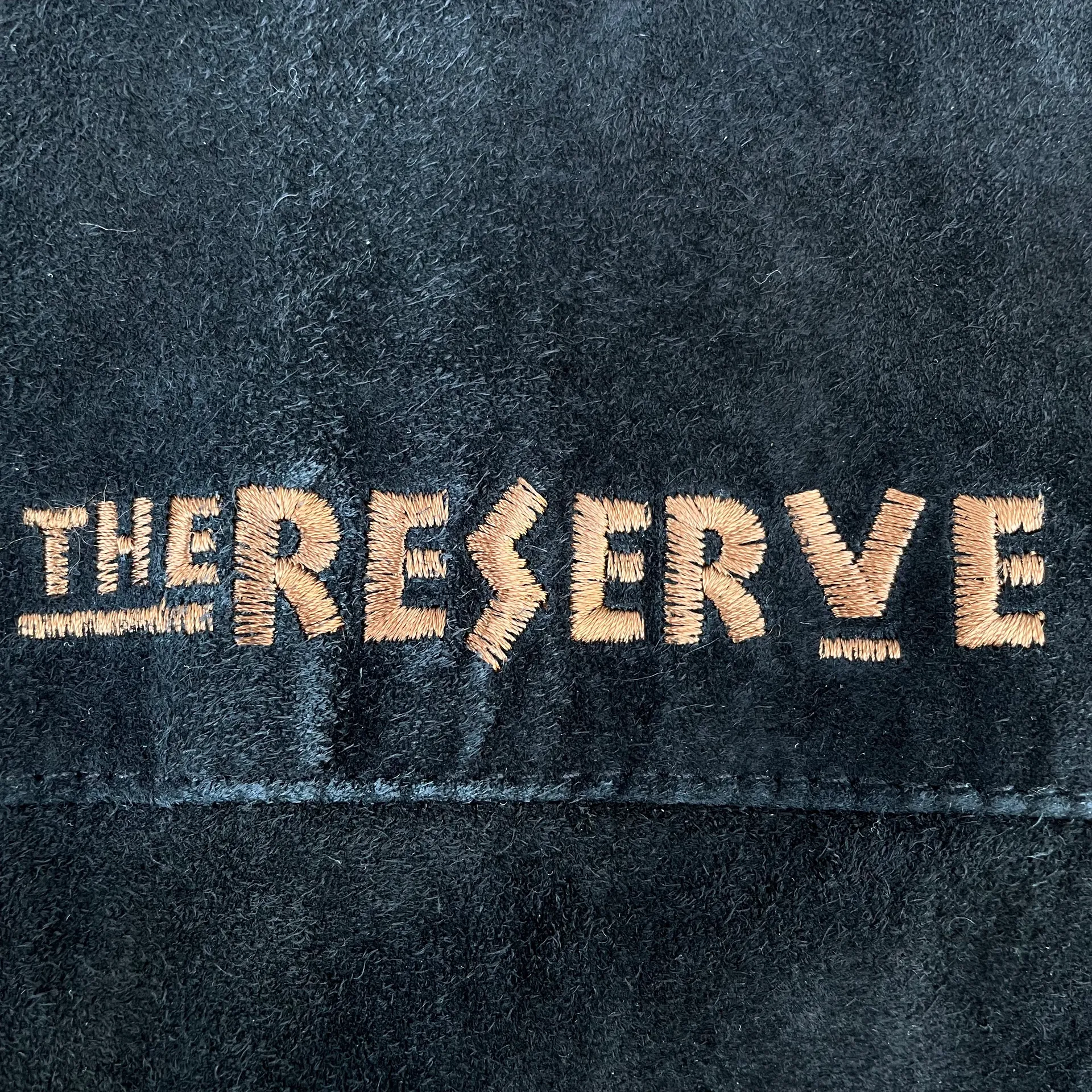 Vintage The Reserve Black Leather Leopard Bomber Jacket Size XL - Image 4