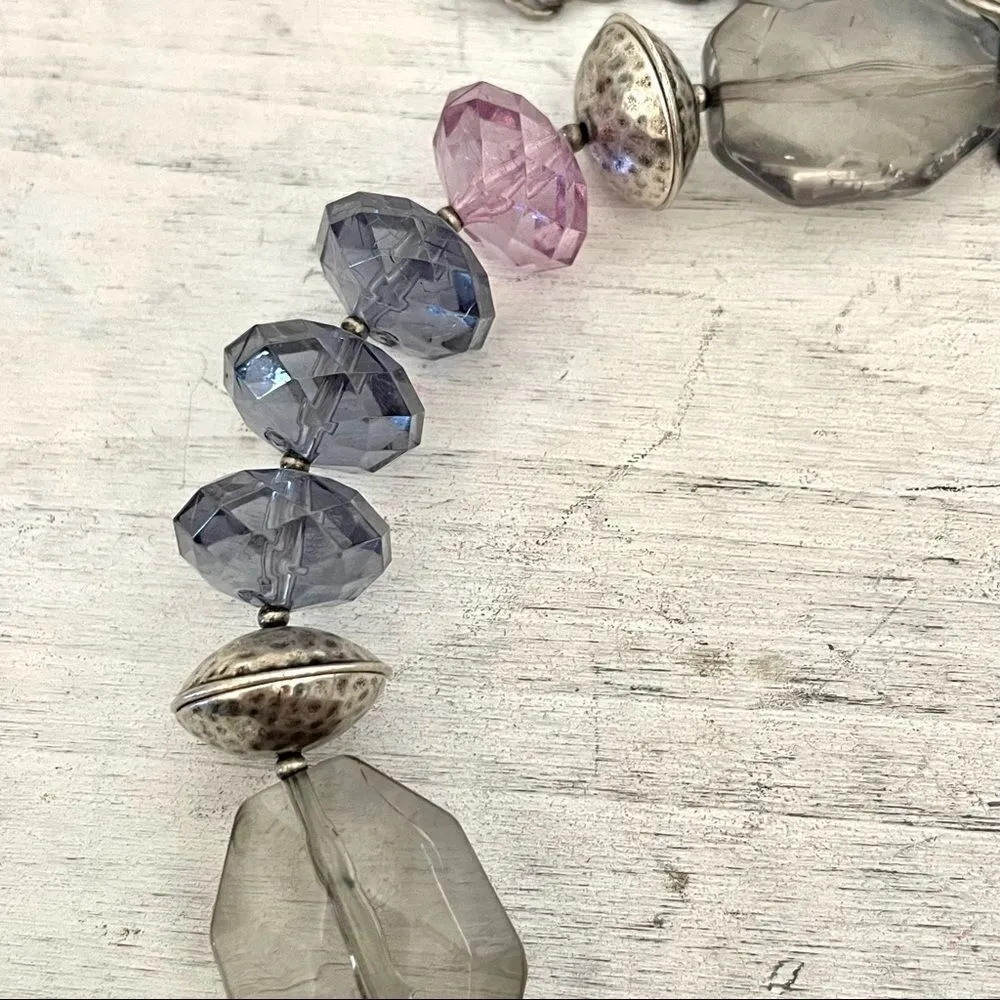 Jones New York Long purple beaded necklace - Image 5