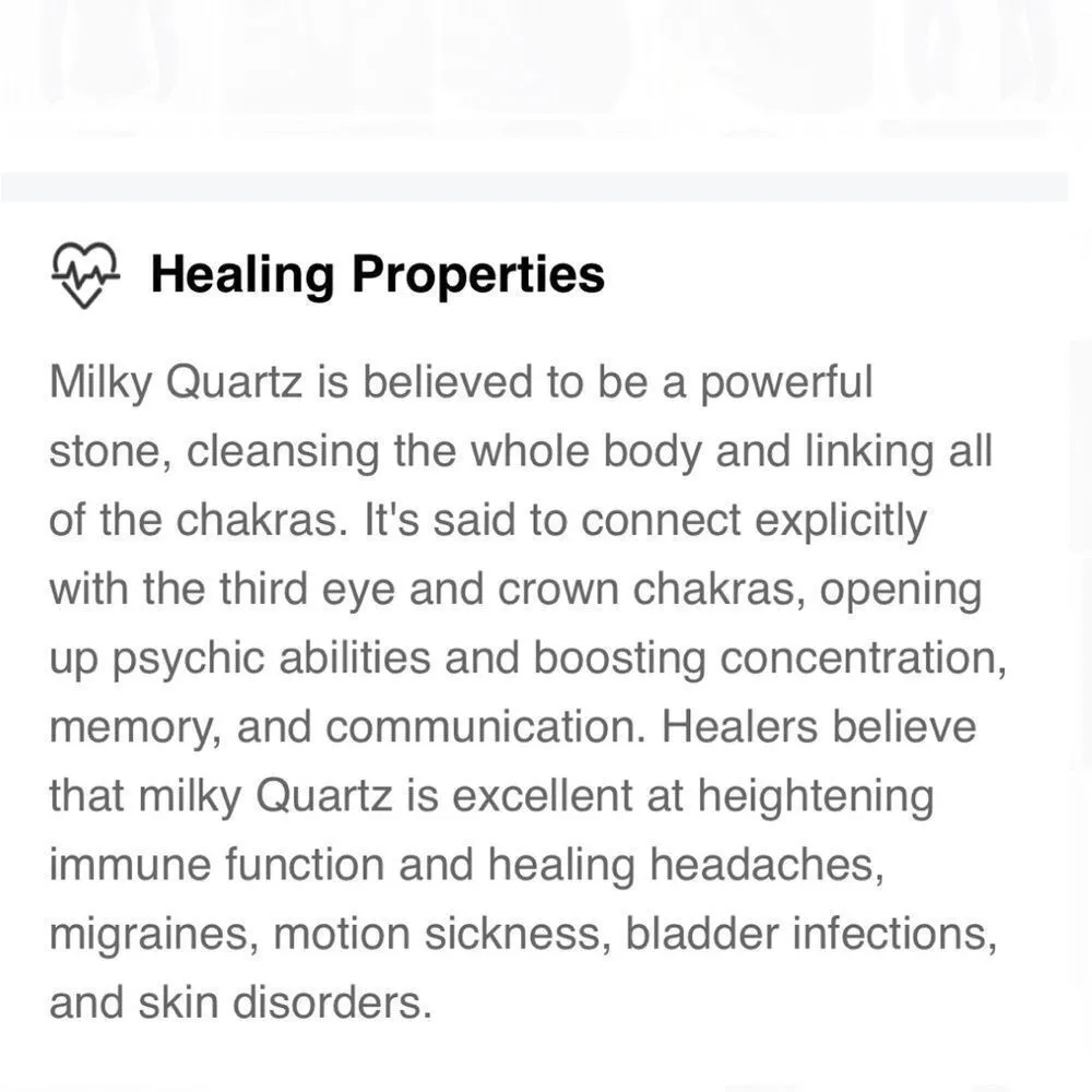 Milky Quartz OM pendant necklace - Image 9