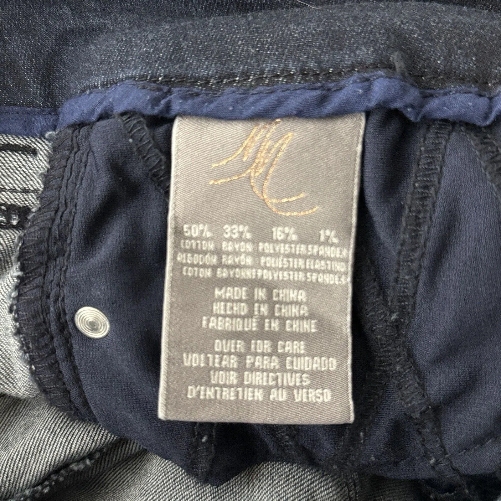 Melissa McCarthy x Seven 7 Jeans Womens 8 Blue Crop Jean Skinny Dark Wash Casual - Image 6