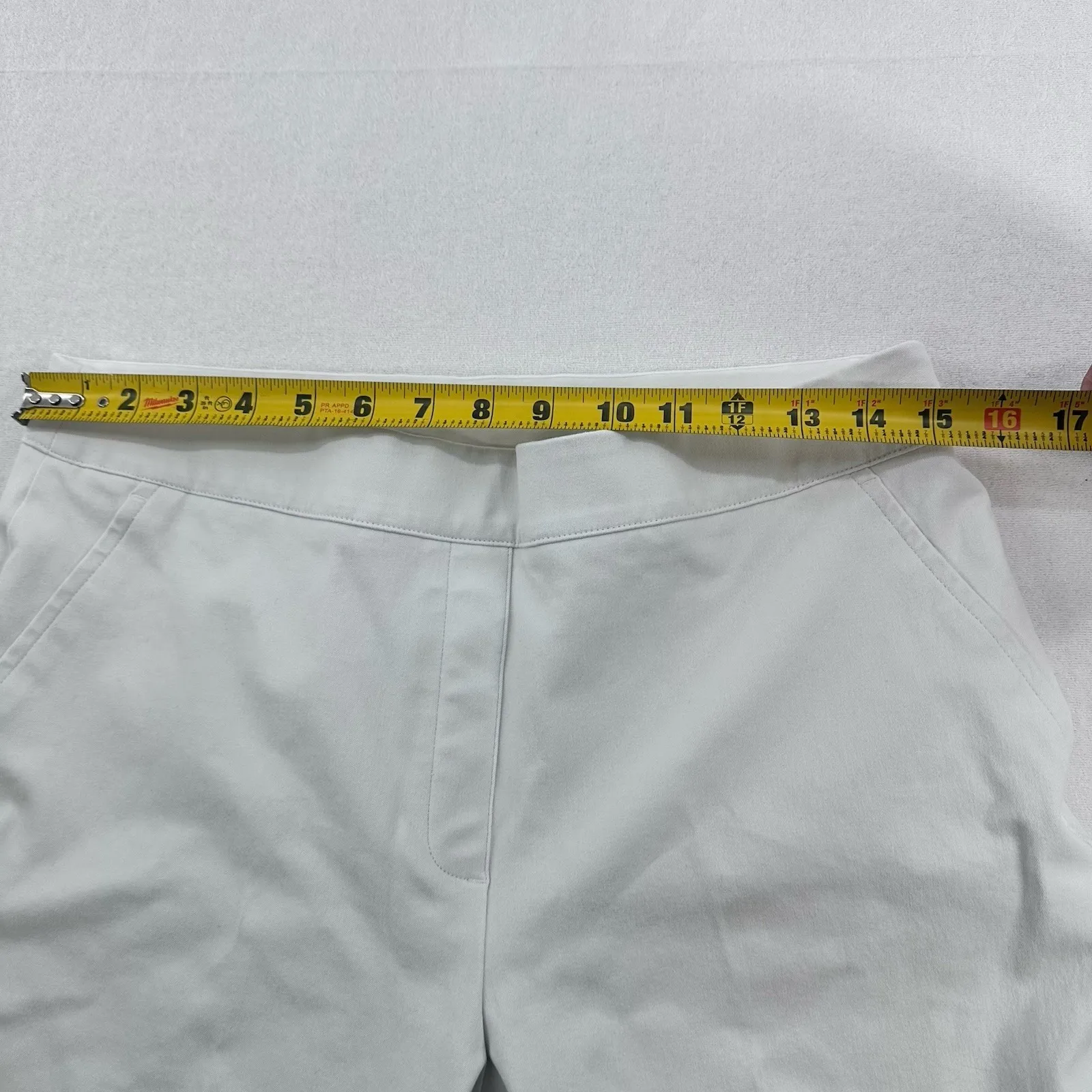 Spanx Slim Straight Pull On Pants Classic White Pants size L - Image 11