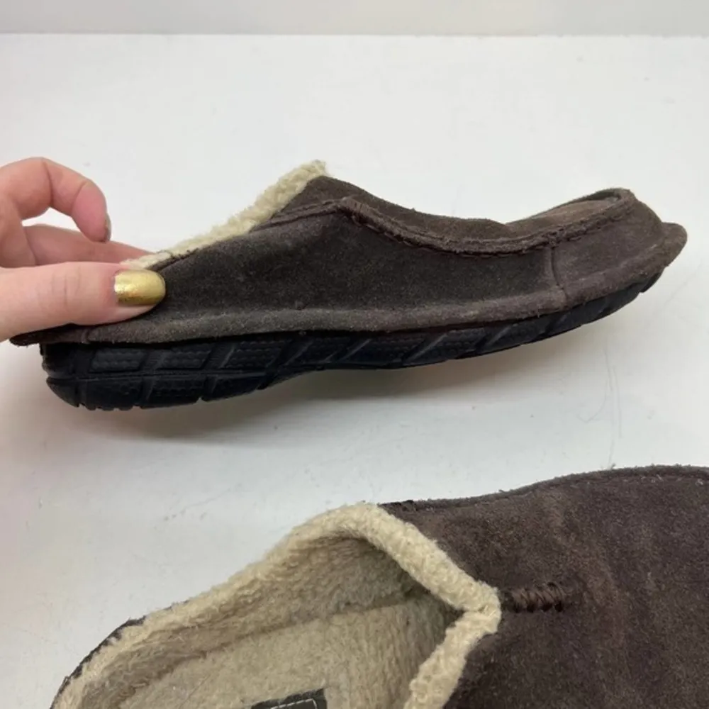 Crocs Unisex Crocassin Espresso Clog Slippers Brown Moc Toe Leather M 5 W 7 - Image 7