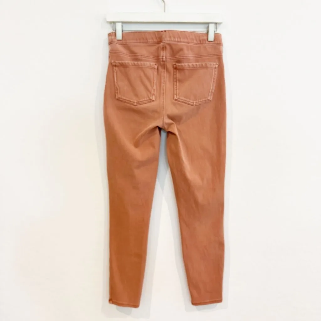 Spanx Jean-ish Pull On Knit Tummy‎ Control Shapewear Pants Bronzer Size Medium - Image 8