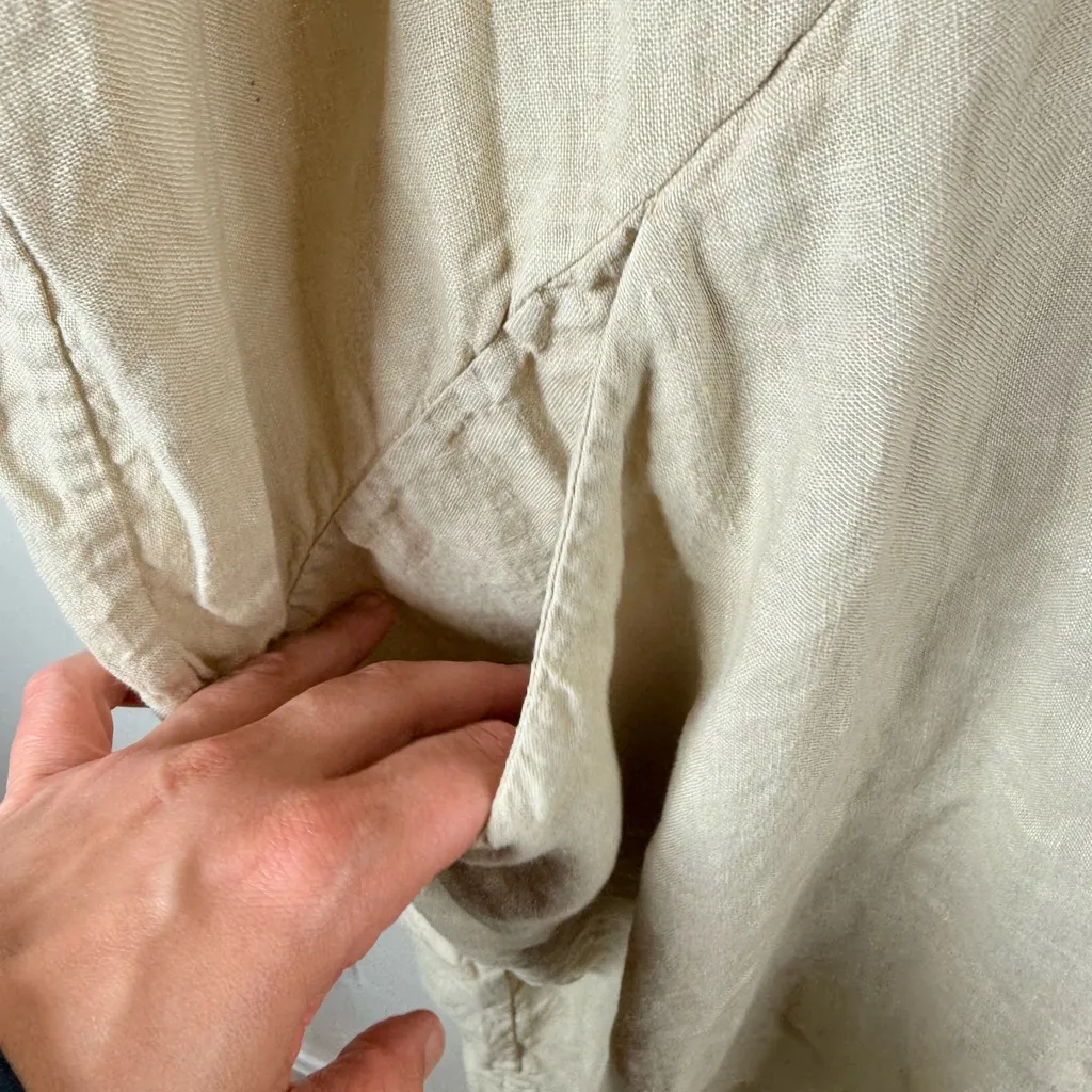 Esby Beige Alice Linen V - Image 7