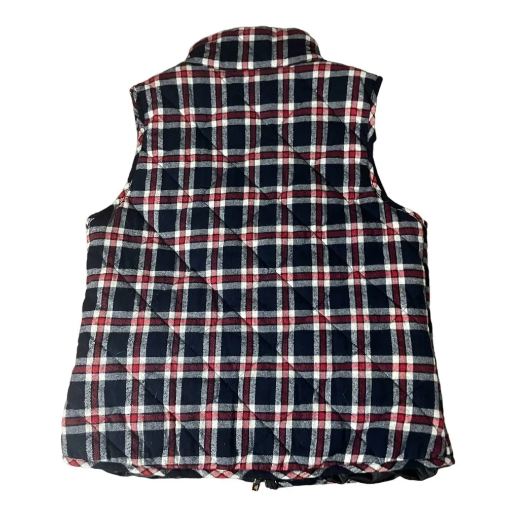 Staccato Plaid Quilted Vest q - Image 4