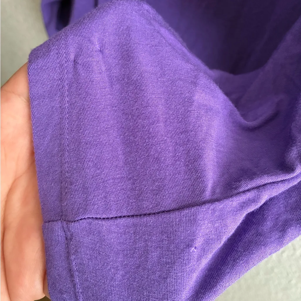 Ralph Lauren Women's Purple Viscose Jersey Knit
Cutout Cold Shoulder Top M - Image 11