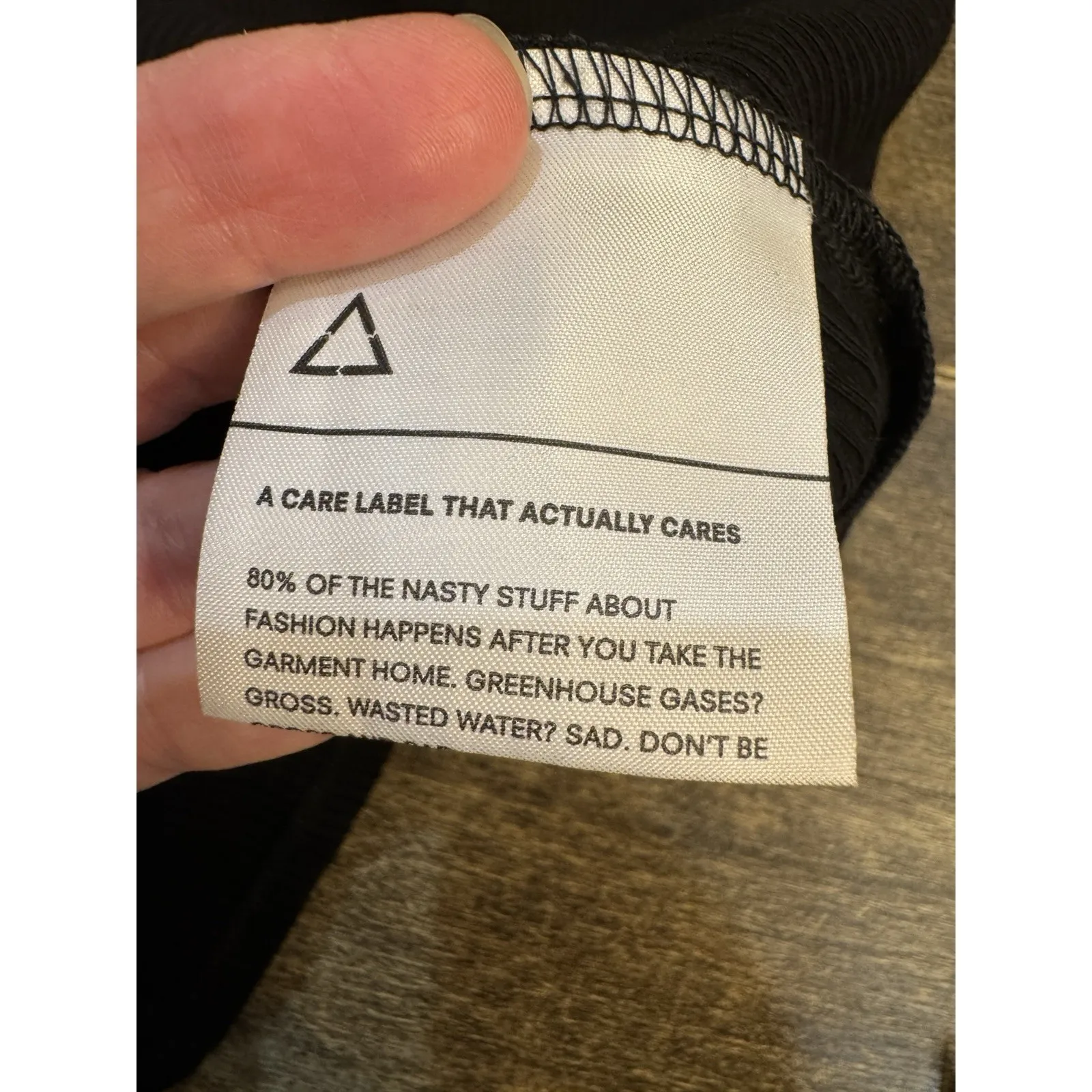 Reformation Bri Black Knit Ribbed Mini Dress Ruffle Details Size‎ Large - Image 8