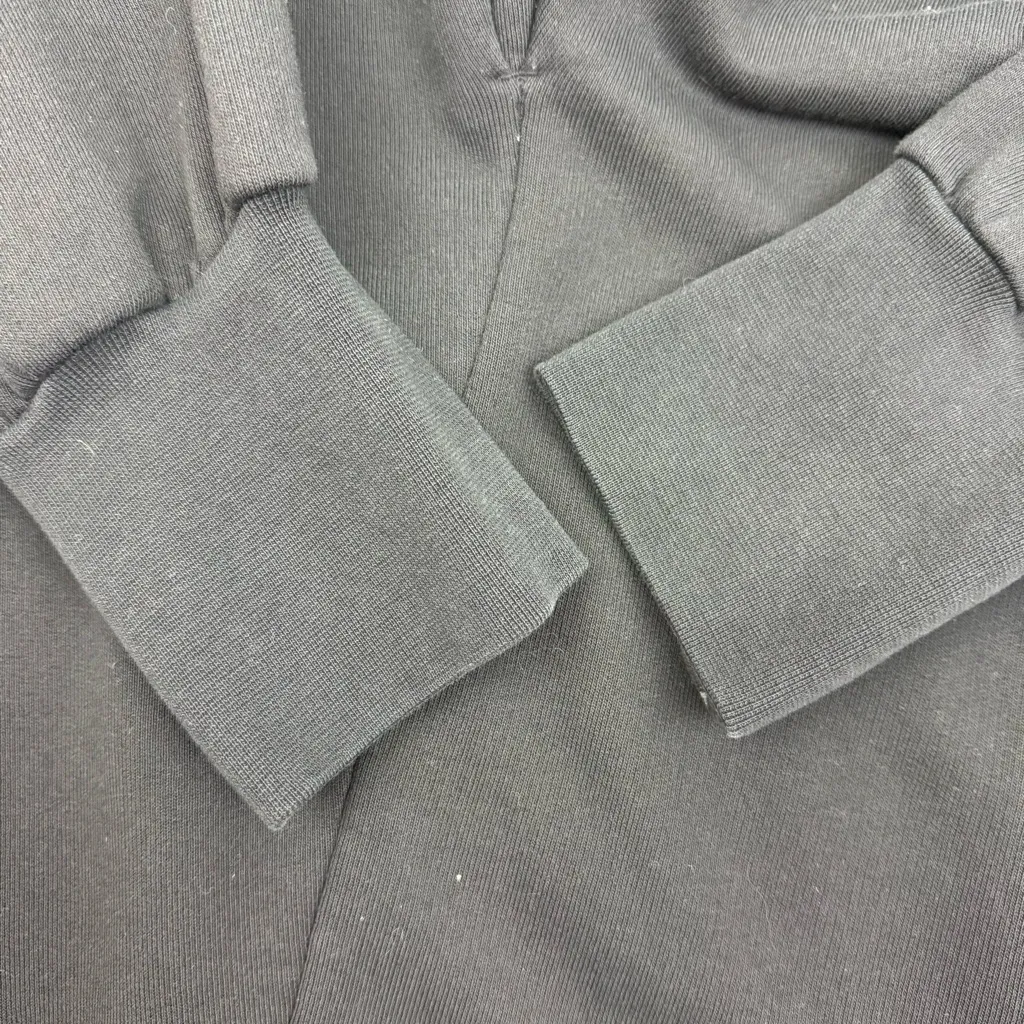 Ba&sh Vara Hoodie Sweatshirt Dress Black Noir - Image 11