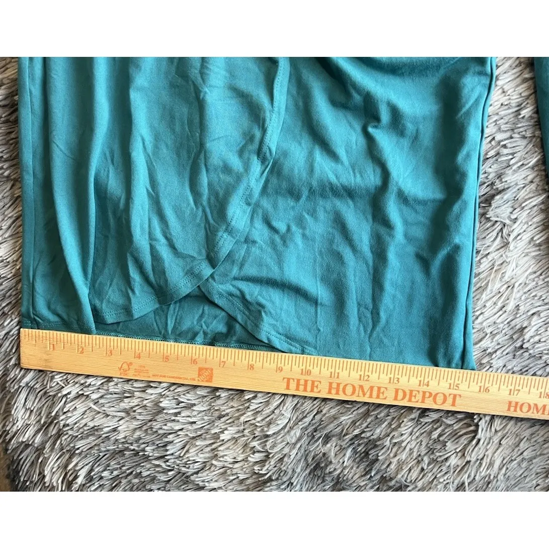 Freshwater Size XXL Bow Front Pull on Swim Suit Cover Up Pants Teal Blue - Image 8