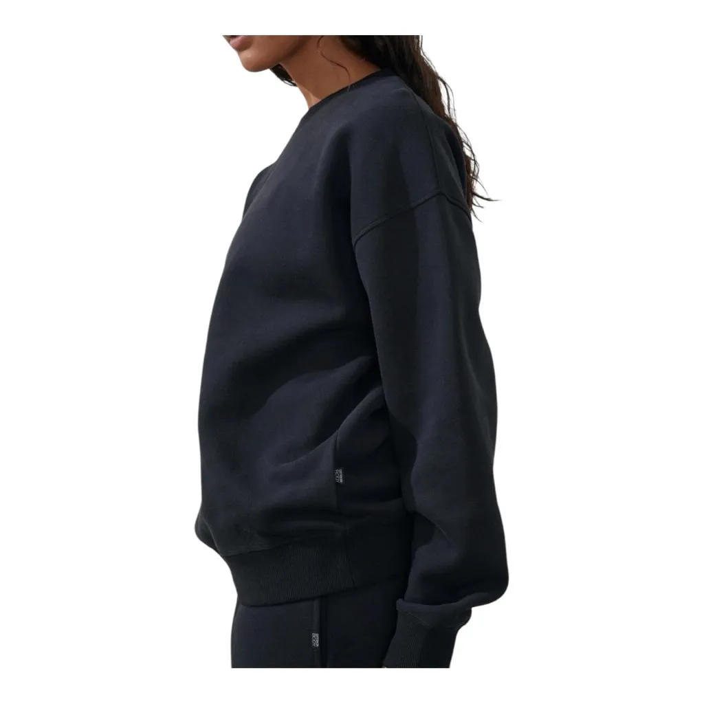 New Cotton On Body Active Women’s Plush Sweatshirt Black Large - Image 3
