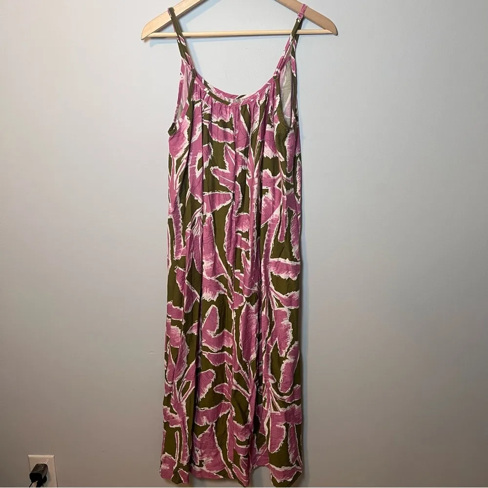 Oakridge Tropical Midi Dress Women’s M Relaxed Fit - Image 5