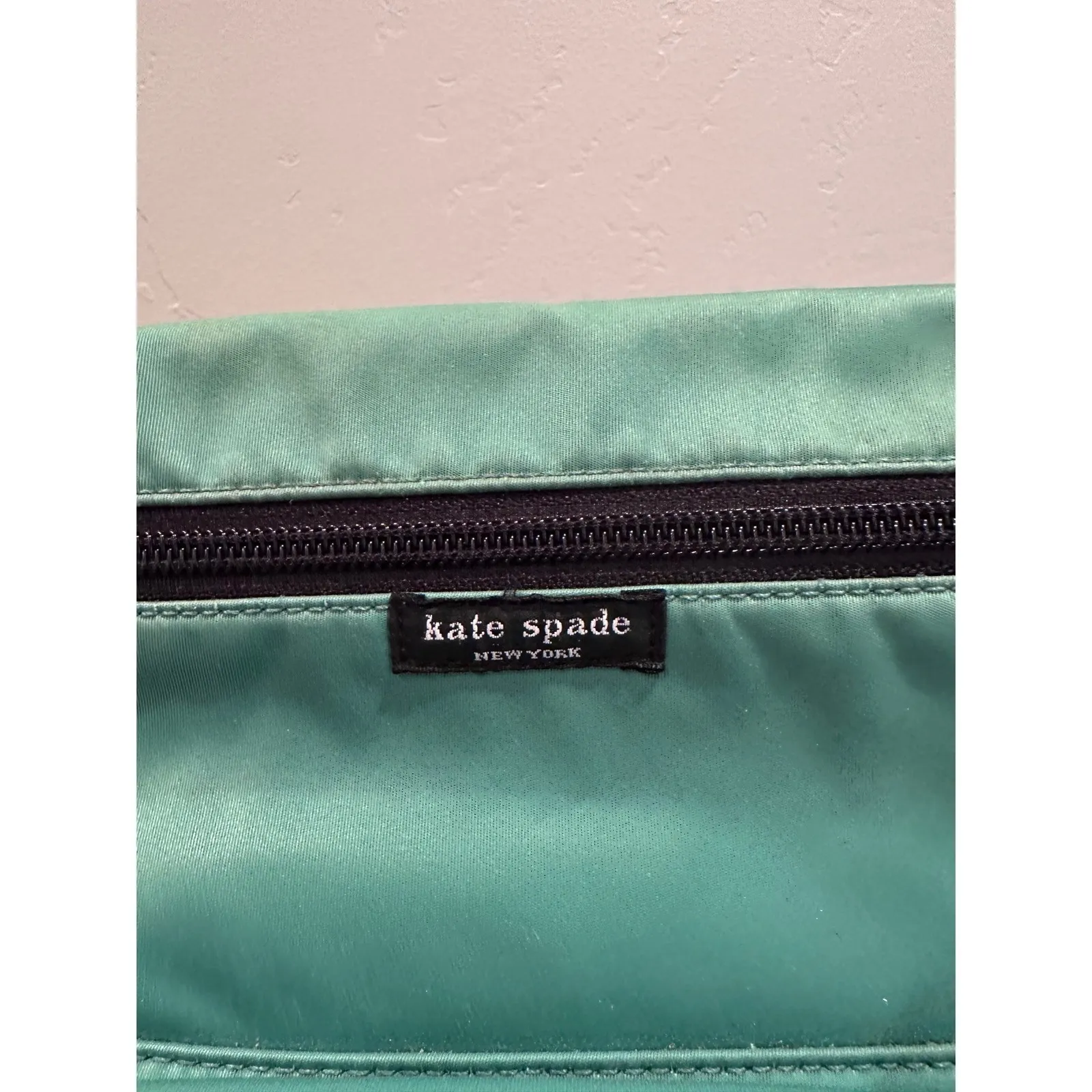 Kate Spade  Grass Green Small Nylon Backpack Purse - Image 3