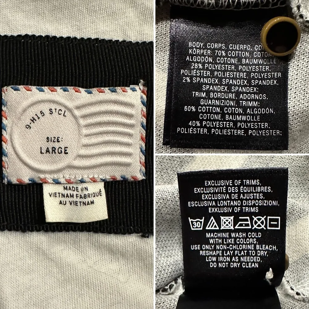 Postmark Striped Peplum Tank Blouse - Image 5