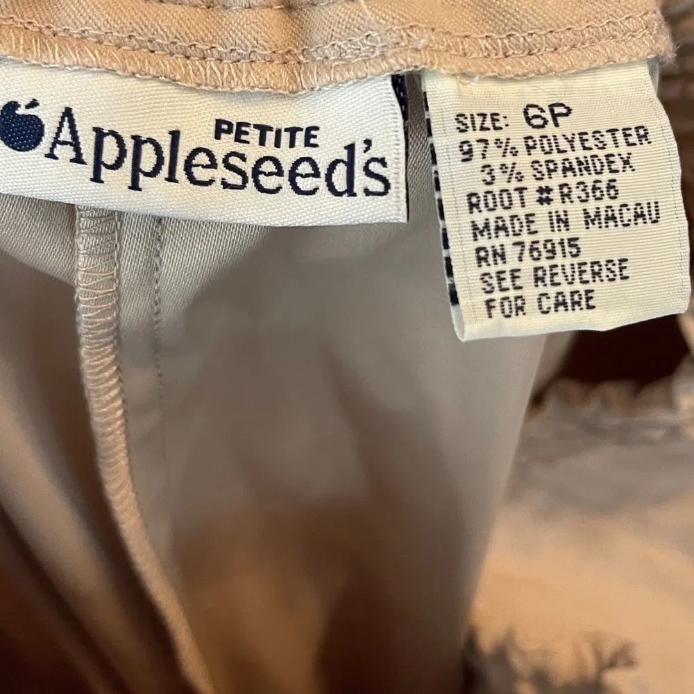Vintage‎ Appleseeds Pantsuit Tan Size 6P - Image 10