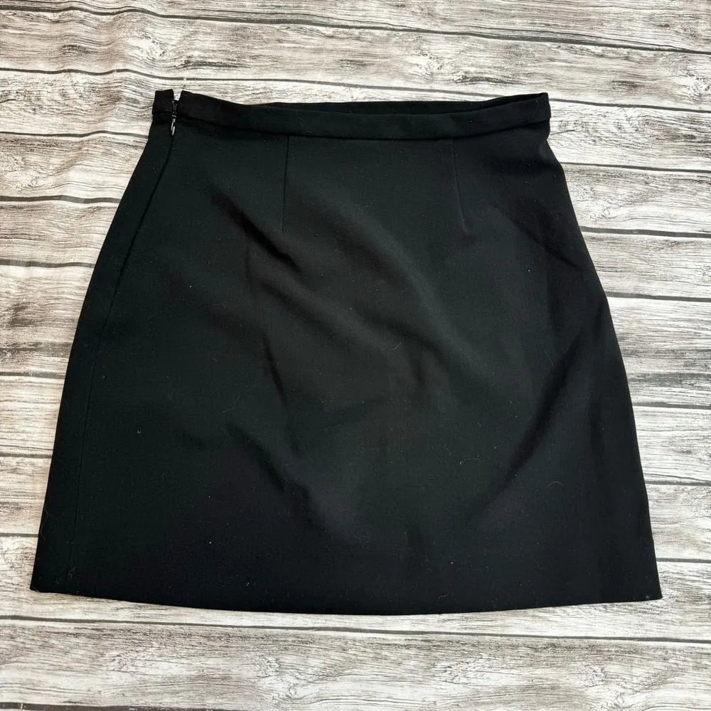 Victoria Beckham for Target Women's Black Apron Pocket Mini Skirt XS Extra Small - Image 4