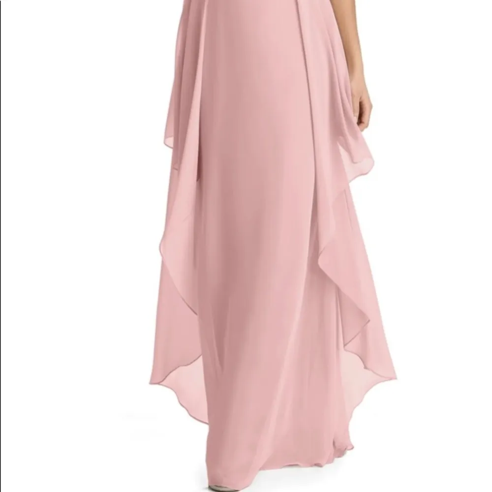 SOCIAL BRIDESMAIDS Strapless Blush Pink Sweetheart Gown Size 8 - Image 4
