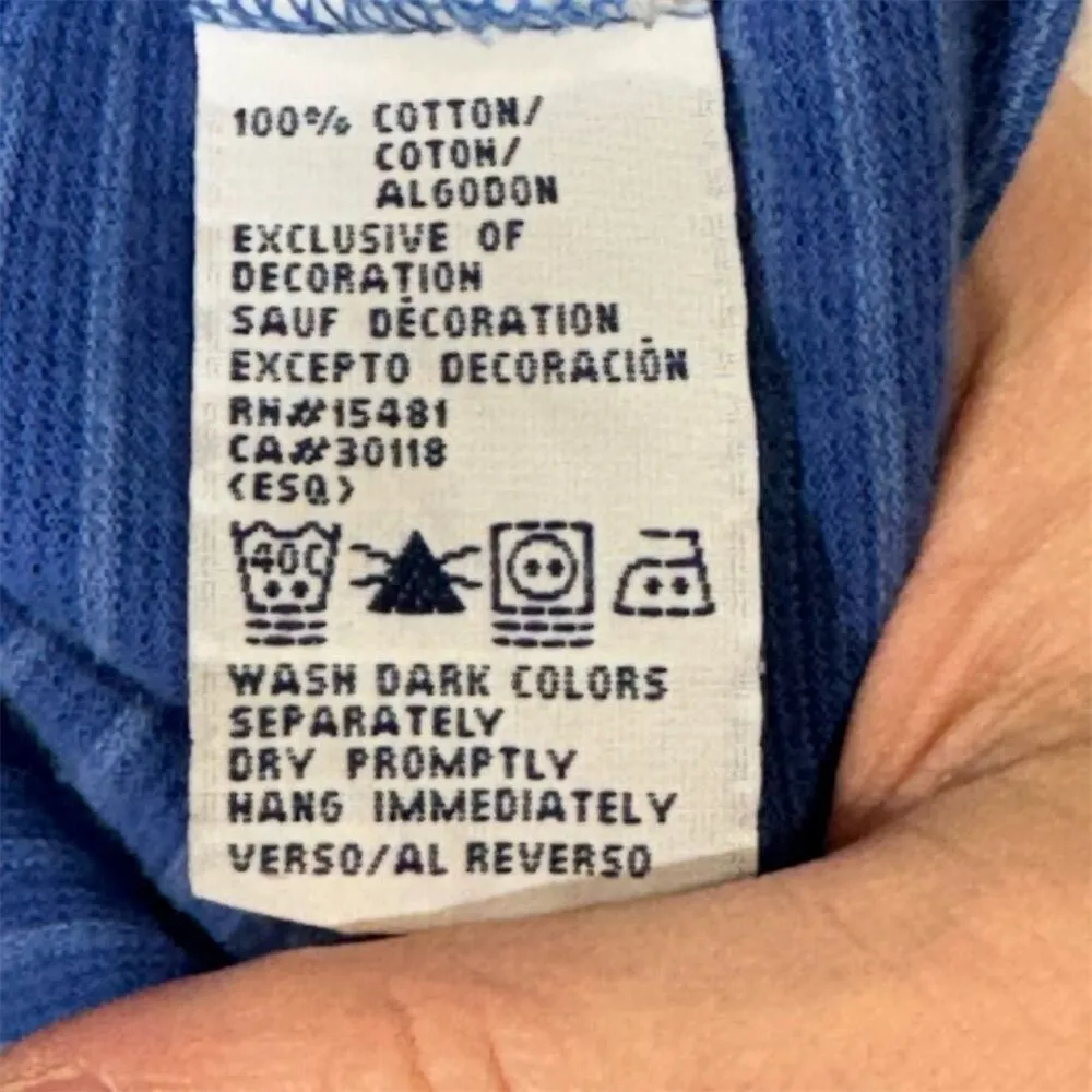 Vintage Y2K Tommy Hilfiger Golf Polo Shirt L Blue Stripe 100% Cotton Preppy Core - Image 6