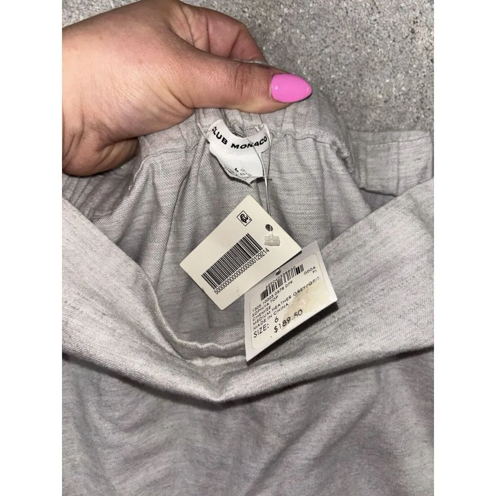 club‎ monaco sophiya top chemise heather gray size 6 - Image 7