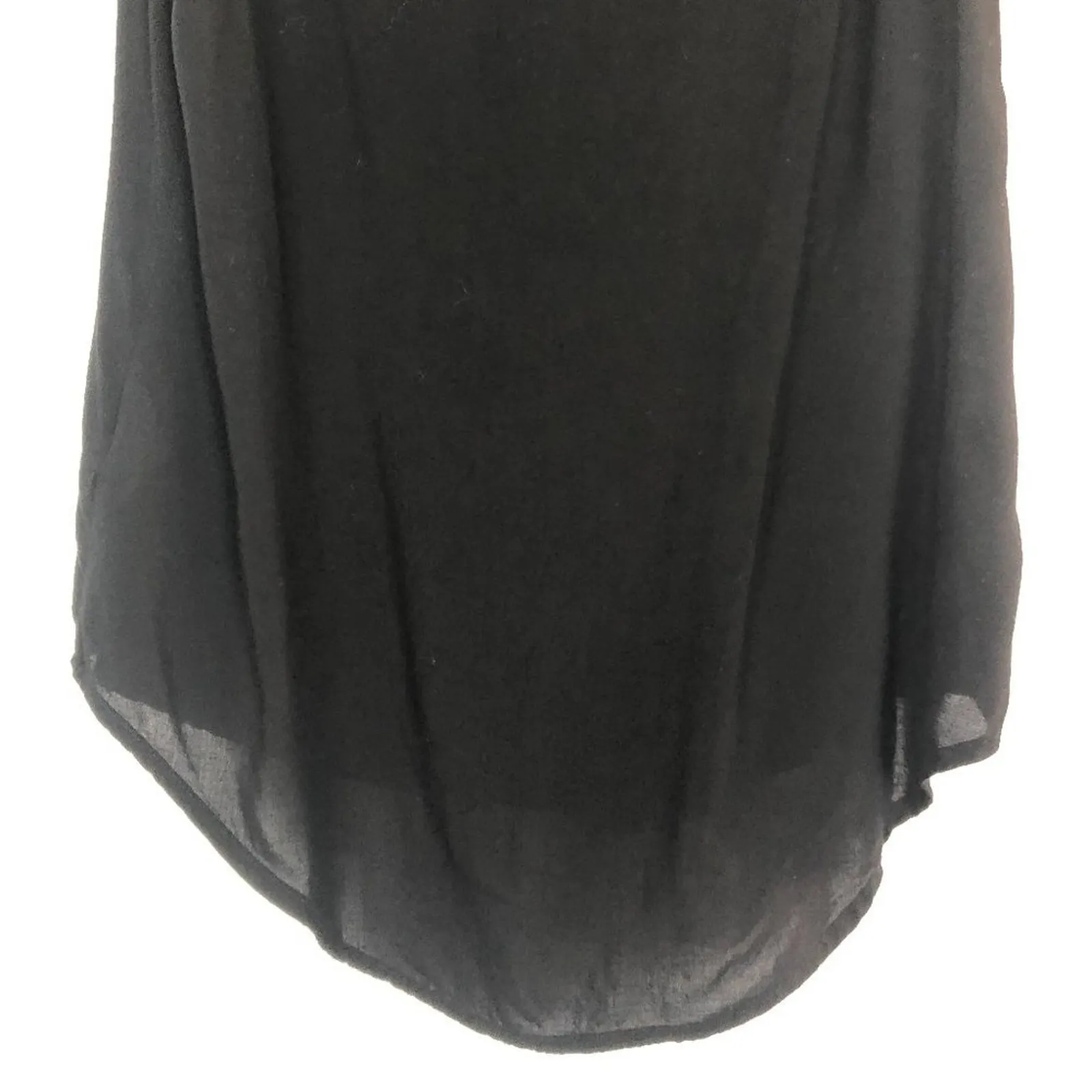 Old Navy I Sleeveless High Low V-Neck Black Top - Image 7