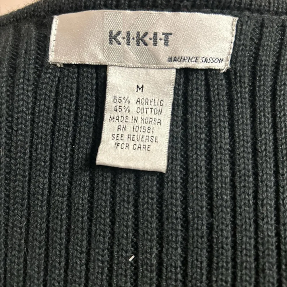 Kikit Women’s Black Faux Fur Black & Brown Y2K Western Style Vest stretchy Size M - Image 6