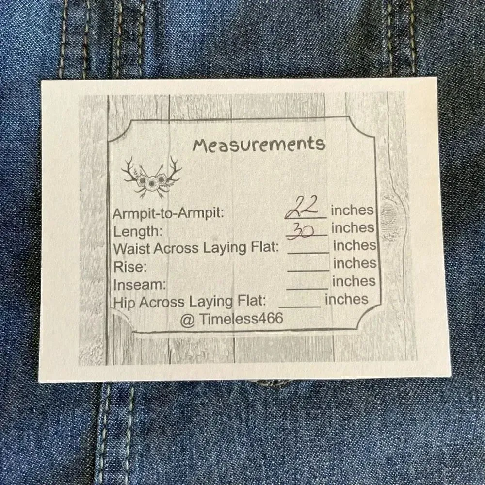 Clockhouse Denim Soft Button-Down Long Sleeves Blue Front Pocket Shirt M #1517 - Image 9