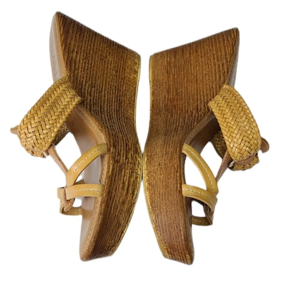 Italian Shoe‎ Makers Women's Leather Sandals Size 8.5 - Image 3