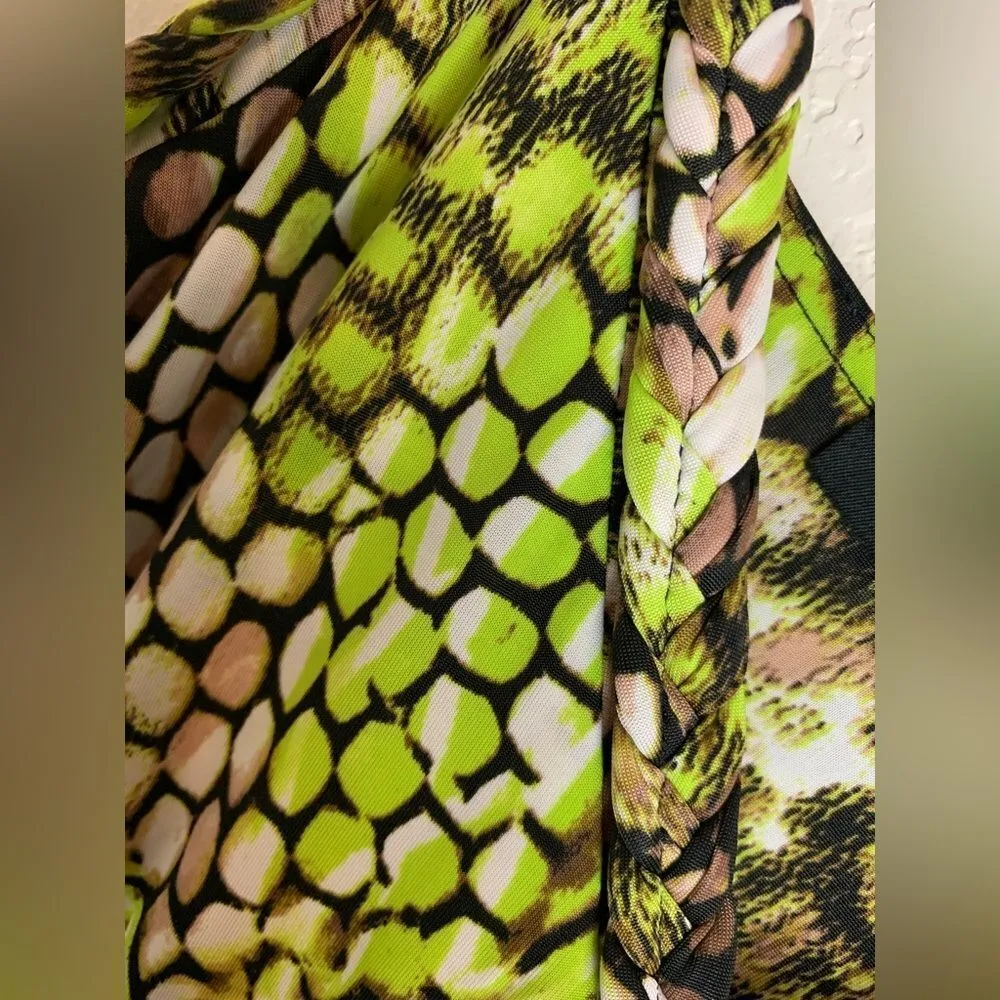 Essentials by milano: maxi dress Green Size L - Image 3