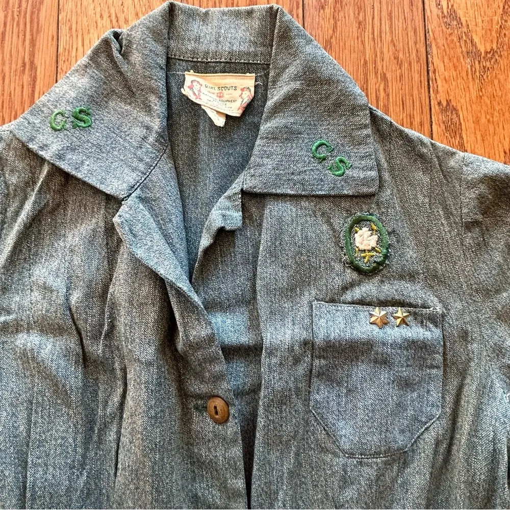 1940s Girl Scouts Uniform Dress Vintage Rare Excellent Condition Size undefined - Image 2