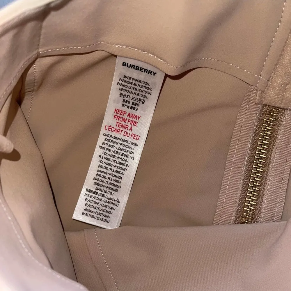 Burberry Horseferry Print Mini Skirt in Nude - Image 12