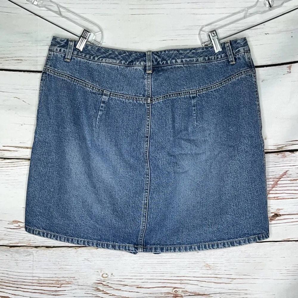 Venezia Jeans Size 16 Blue Denim 100% Cotton Jean Skort - Image 2