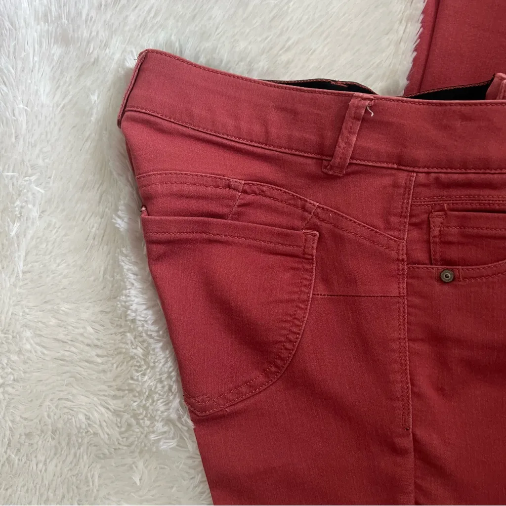 Democracy Tummy Control Booty Lift Jeans Size 2 – Brick Color - Image 4