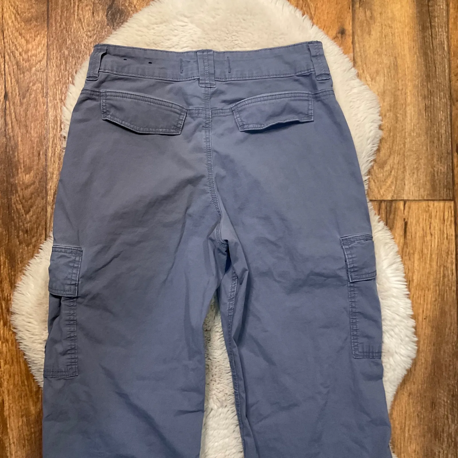 Hollister Pants‎ High Rise Baggy Carpenter Womens Size 7 Gray 28 - Image 8