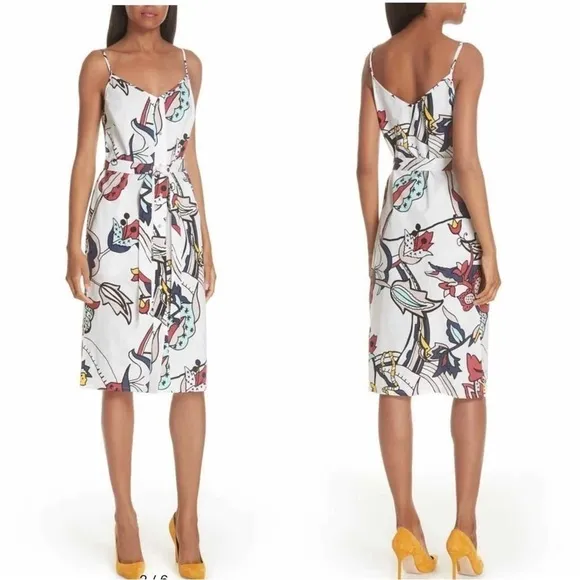 Ted Baker Color by Numbers Viddy Sheath Strapless Midi Dress Size US 6 - Image 2