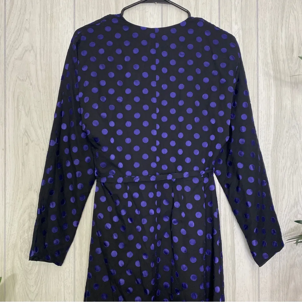 NEW Revolve Privacy Please Misha Polka Dot Wrap Maxi Dress size S Small NWT - Image 6