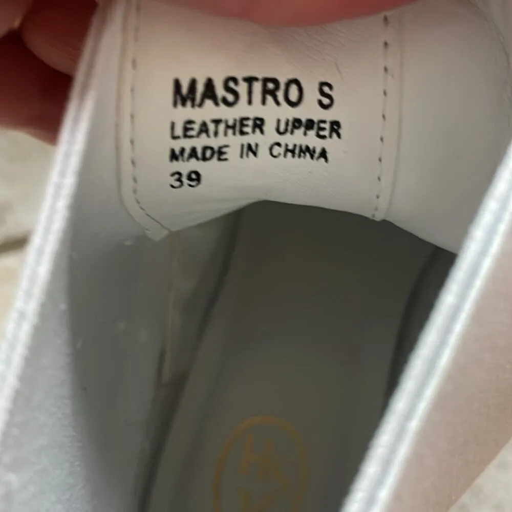 Ash Mastro Leather Pull-On Combat Boots White - Image 11