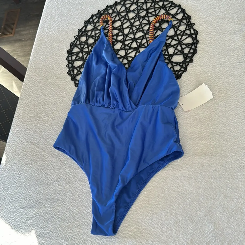 Farm Rio  Beaded Strap One-Piece Swimsuit, Medium, $195 - Image 7