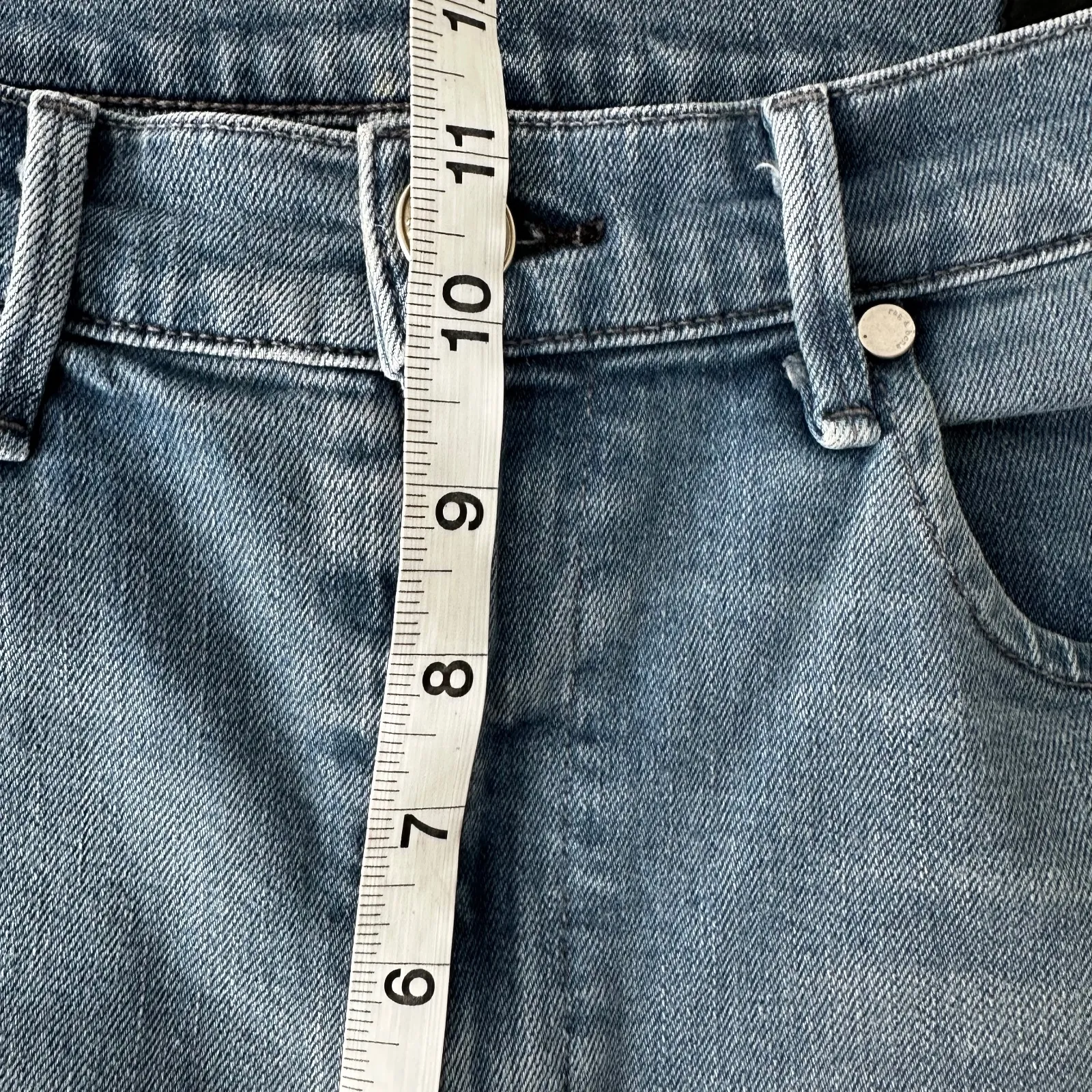 Rag & Bone High Rise Straight‎ Leg Jeans Comfort Stretch Denim Size 30 - Image 9