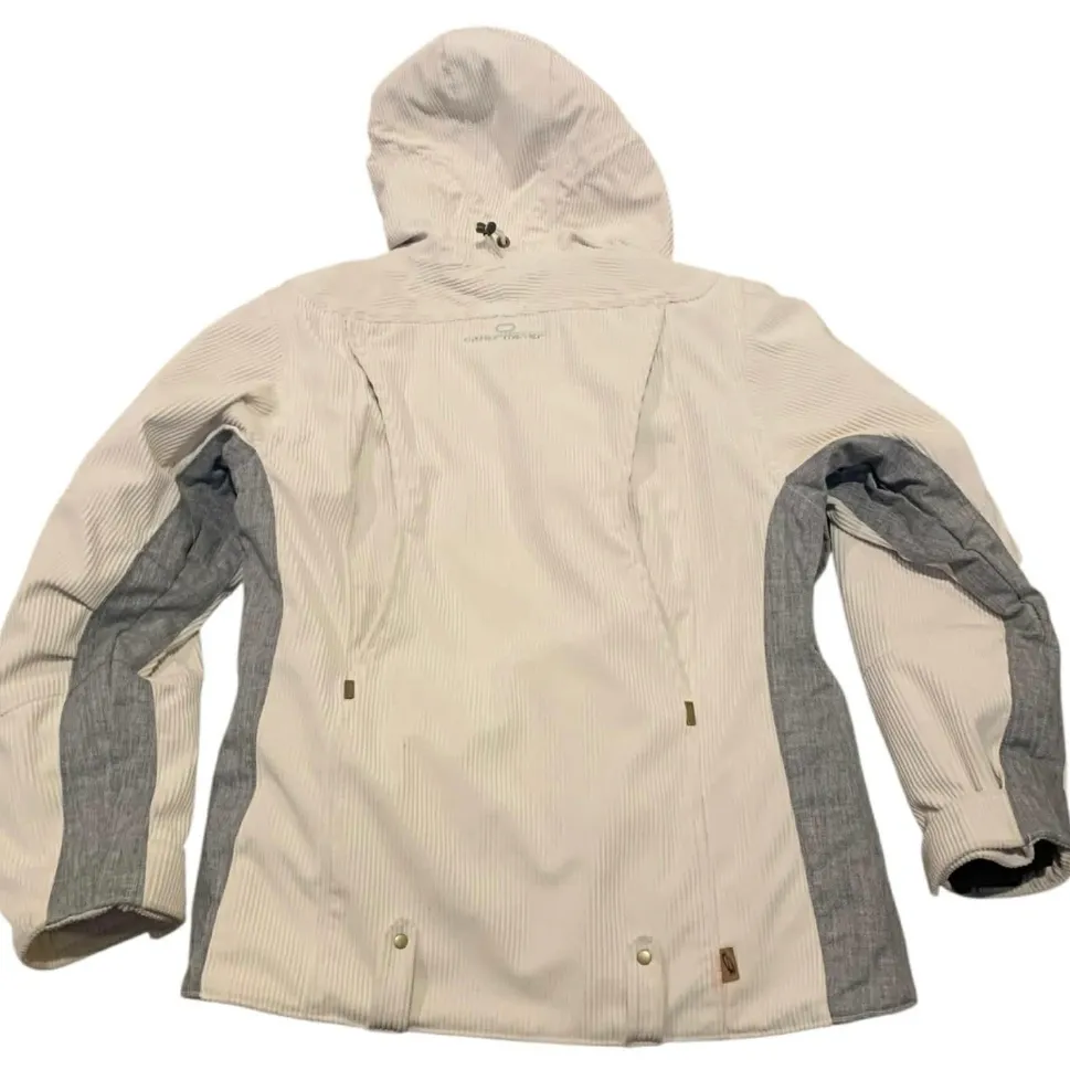 Obermeyer Cloud 9 Y2K Corduroy Ski Jacket Size 6 Retro - Image 2