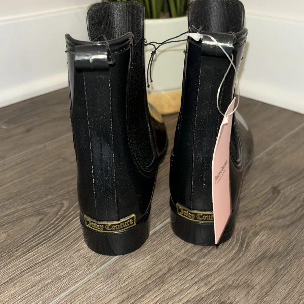 Juicy‎ Couture Bootie Rain Boots Womens 6 - Image 3